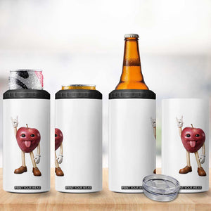 Funny Apple With Face Wapple Meme 4 in 1 Can Cooler Tumbler TS12 Print Your Wear