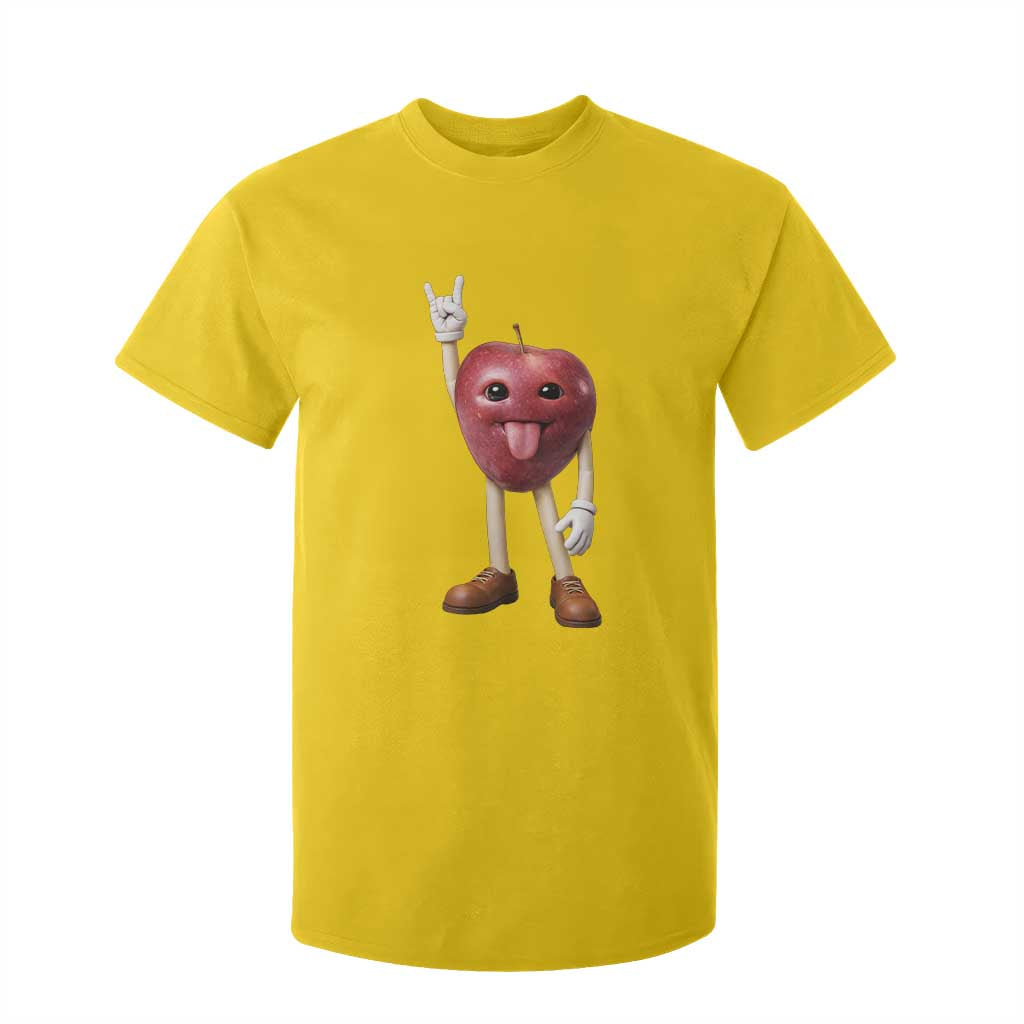 Funny Apple With Face Wapple Meme T Shirt For Kid TS12 Daisy Print Your Wear