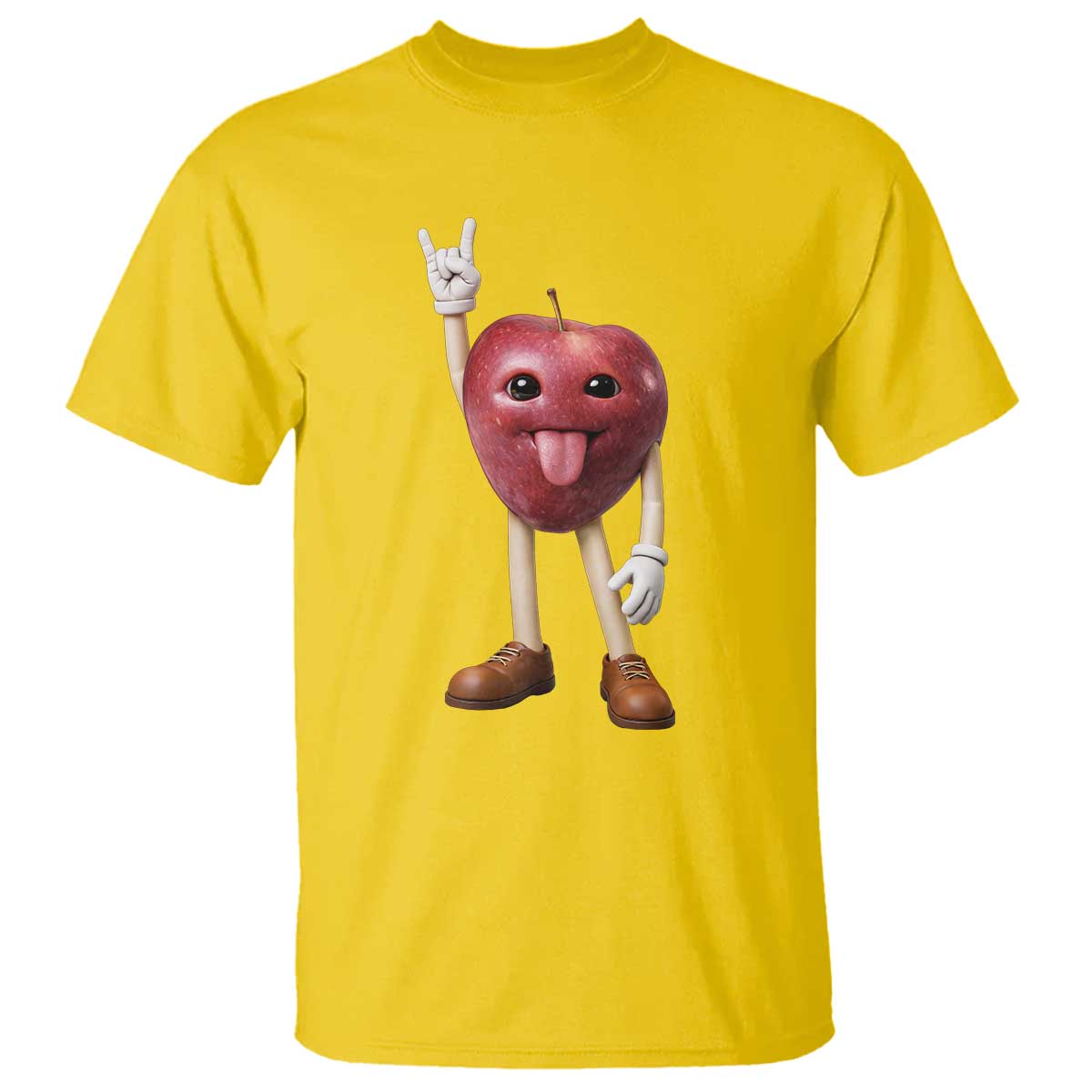 Funny Apple With Face Wapple Meme T Shirt TS12 Daisy Print Your Wear