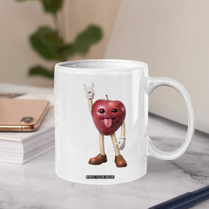 Funny Apple With Face Wapple Meme Coffee Mug TS12 Print Your Wear