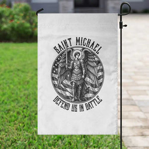 Saint Michael Defend Us In Battle Garden Flag American Flag Patriotic TS12 Print Your Wear
