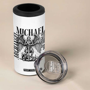 Saint Michael Archangel Defende Nos In Proelio 4 in 1 Can Cooler Tumbler Christian Faith Gift TS12 Print Your Wear