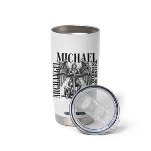 Saint Michael Archangel Defende Nos In Proelio Tumbler Cup Christian Faith Gift TS12 Print Your Wear