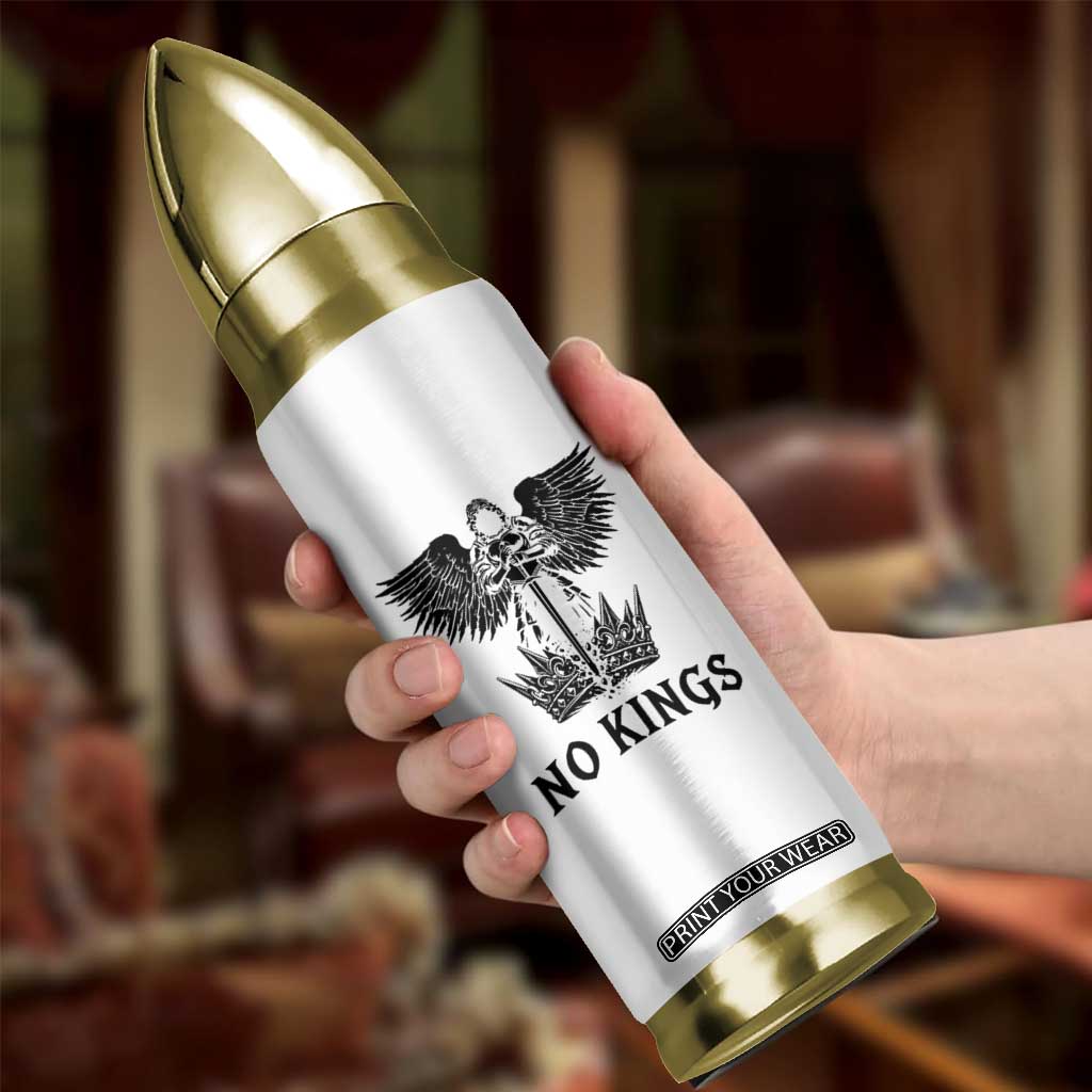No Kings Bullet Tumbler St Michael Archangel Victory Over Tyranny TS12 Print Your Wear