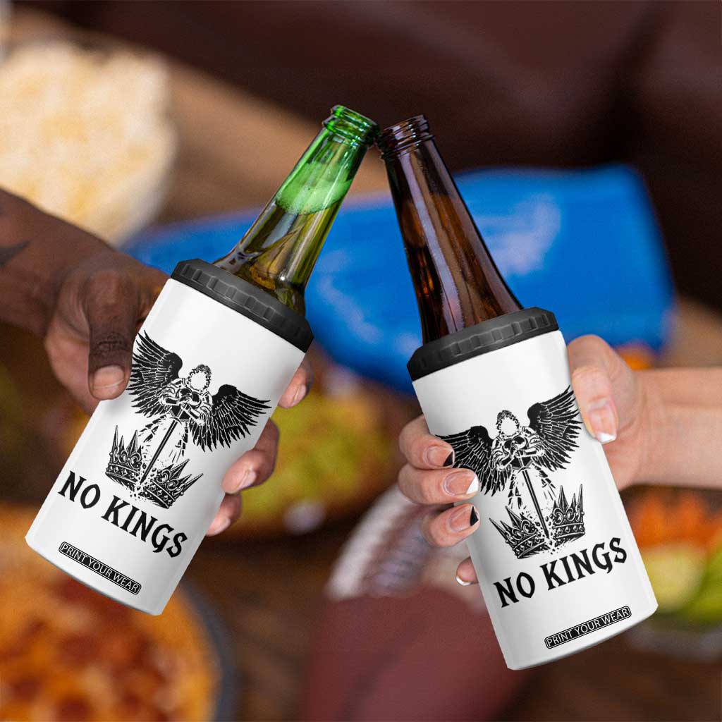 No Kings 4 in 1 Can Cooler Tumbler St Michael Archangel Victory Over Tyranny TS12 Print Your Wear