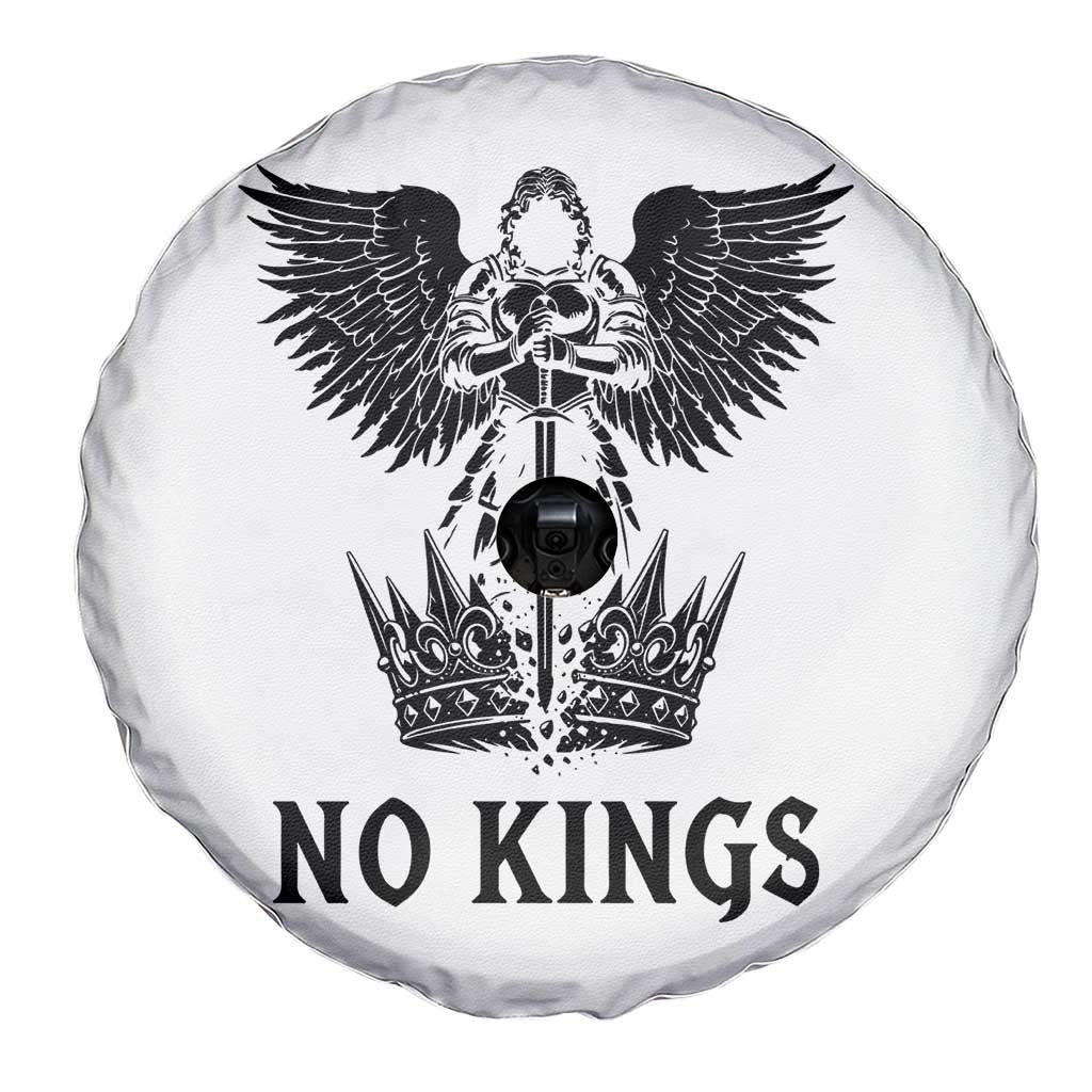 No Kings Spare Tire Cover St Michael Archangel Victory Over Tyranny TS12 Print Your Wear