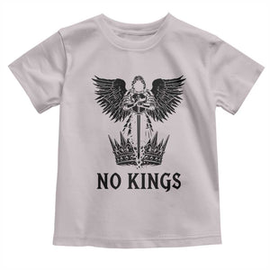 No Kings Toddler T Shirt St Michael Archangel Victory Over Tyranny TS12 Ice Gray Print Your Wear
