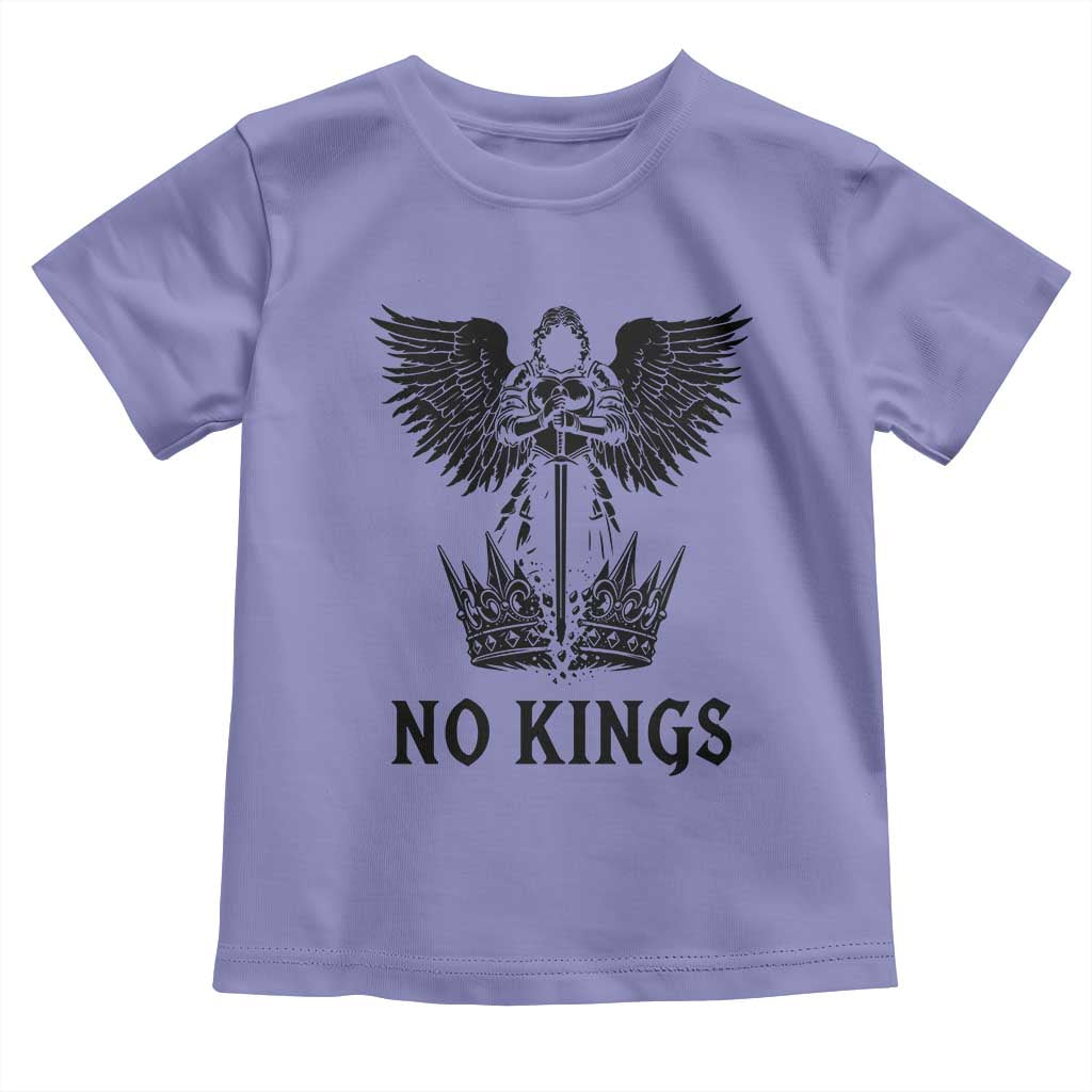 No Kings Toddler T Shirt St Michael Archangel Victory Over Tyranny TS12 Violet Print Your Wear