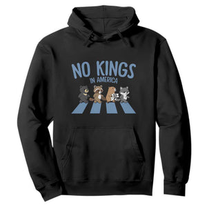 Funny No Kings Cute Forest Animals Hoodie Gift For Animal Lovers TS12 Black Print Your Wear