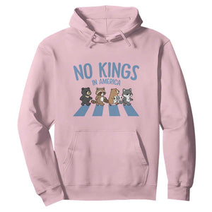 Funny No Kings Cute Forest Animals Hoodie Gift For Animal Lovers TS12 Light Pink Print Your Wear