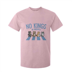 Funny No Kings Cute Forest Animals T Shirt For Kid Gift For Animal Lovers TS12 Light Pink Print Your Wear