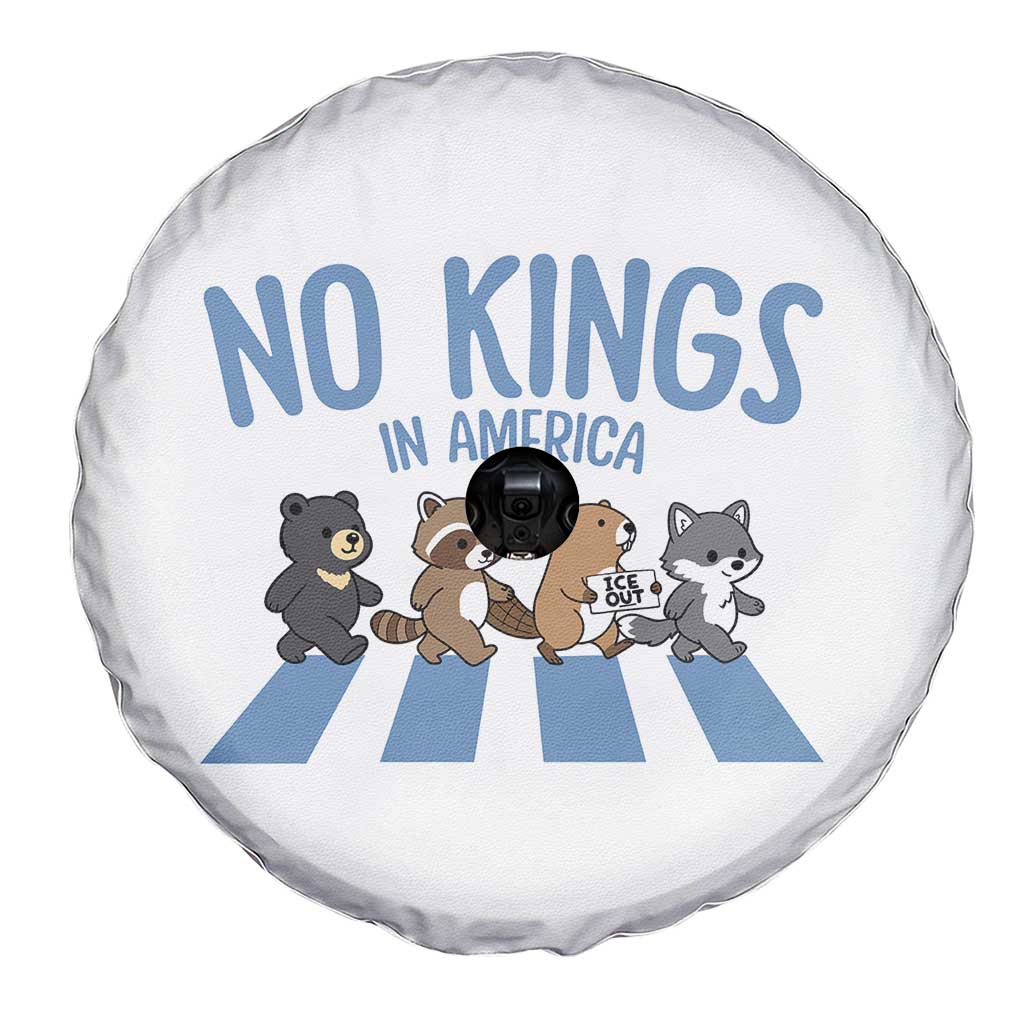 Funny No Kings Cute Forest Animals Spare Tire Cover Gift For Animal Lovers TS12 Print Your Wear