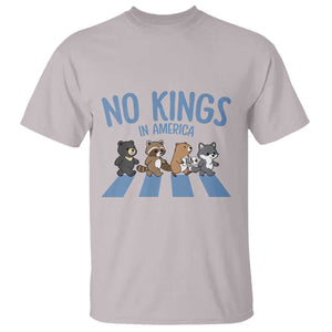 Funny No Kings Cute Forest Animals T Shirt Gift For Animal Lovers TS12 Ice Gray Print Your Wear