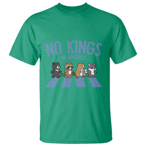 Funny No Kings Cute Forest Animals T Shirt Gift For Animal Lovers TS12 Irish Green Print Your Wear