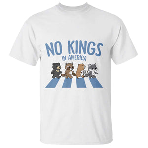 Funny No Kings Cute Forest Animals T Shirt Gift For Animal Lovers TS12 White Print Your Wear