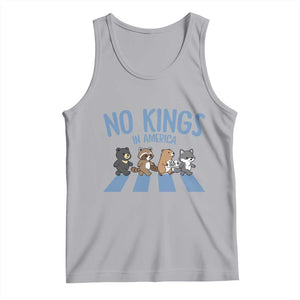 Funny No Kings Cute Forest Animals Tank Top Gift For Animal Lovers TS12 Athletic Heather Print Your Wear