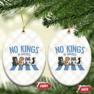 Funny Political No Kings In America Ceramic Ornament Gift For Animal Lovers TS12 Print Your Wear