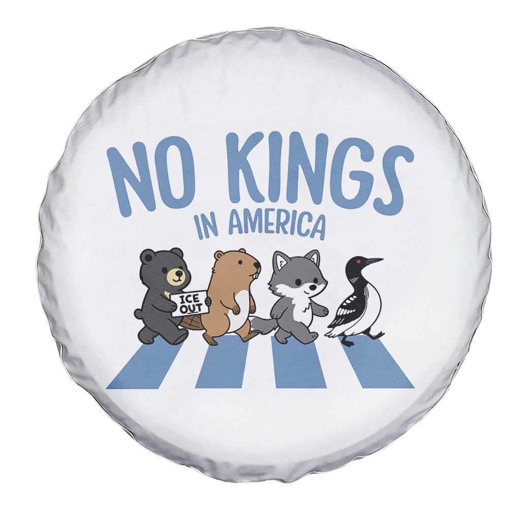 Funny Political No Kings In America Spare Tire Cover Gift For Animal Lovers TS12 Print Your Wear