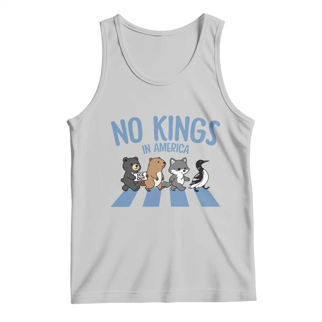 Funny Political No Kings In America Tank Top Gift For Animal Lovers TS12 Ash Print Your Wear