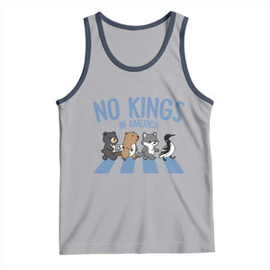 Funny Political No Kings In America Tank Top Gift For Animal Lovers TS12 Athletic Heather Navy Print Your Wear