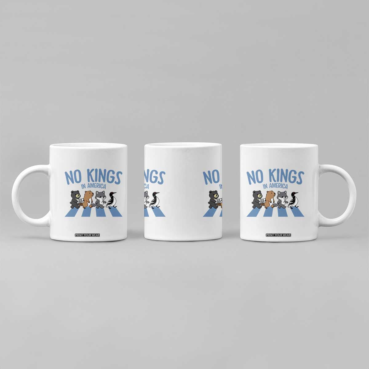 Funny Political No Kings In America Coffee Mug Gift For Animal Lovers TS12 Print Your Wear