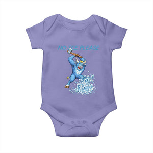 No Ice Please Baby Onesie Funny Babe The Blue Ox Minnesota Folklore TS12 Violet Print Your Wear
