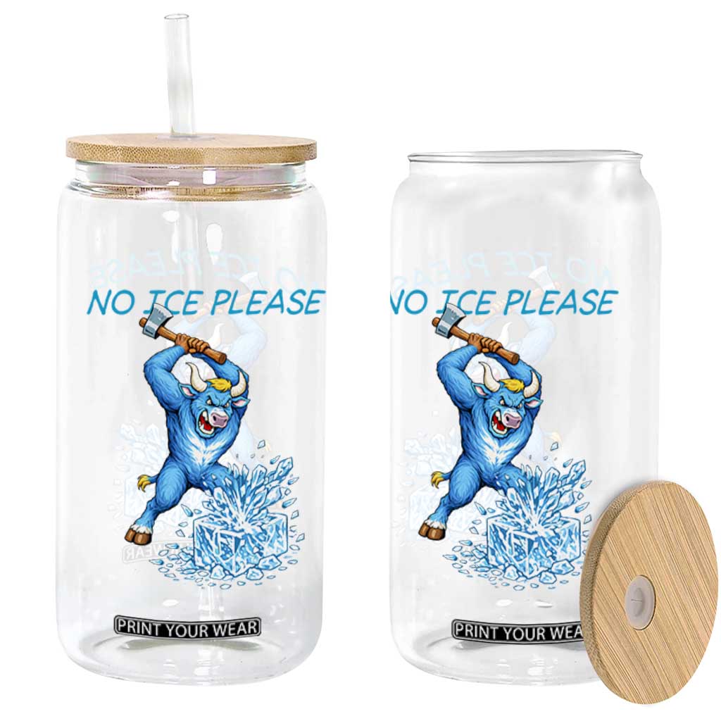 No Ice Please Glass Can Funny Babe The Blue Ox Minnesota Folklore TS12 Print Your Wear