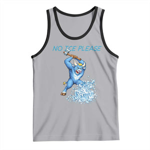 No Ice Please Tank Top Funny Babe The Blue Ox Minnesota Folklore TS12 Athletic Heather Black Print Your Wear
