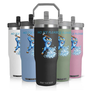 No Ice Please Flip Straw Tumbler Funny Babe The Blue Ox Minnesota Folklore TS12 Print Your Wear