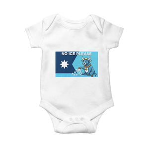 Funny Political Folklore Babe The Blue Ox Baby Onesie No Ice Please TS12 White Print Your Wear