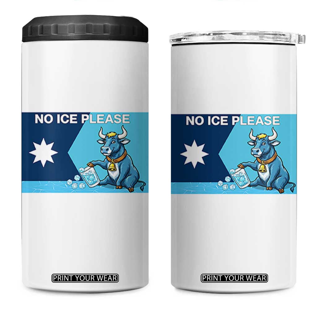 Funny Political Folklore Babe The Blue Ox 4 in 1 Can Cooler Tumbler No Ice Please TS12 One Size: 16 oz White Print Your Wear