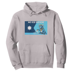 Funny Political Folklore Babe The Blue Ox Hoodie No Ice Please TS12 Ice Gray Print Your Wear