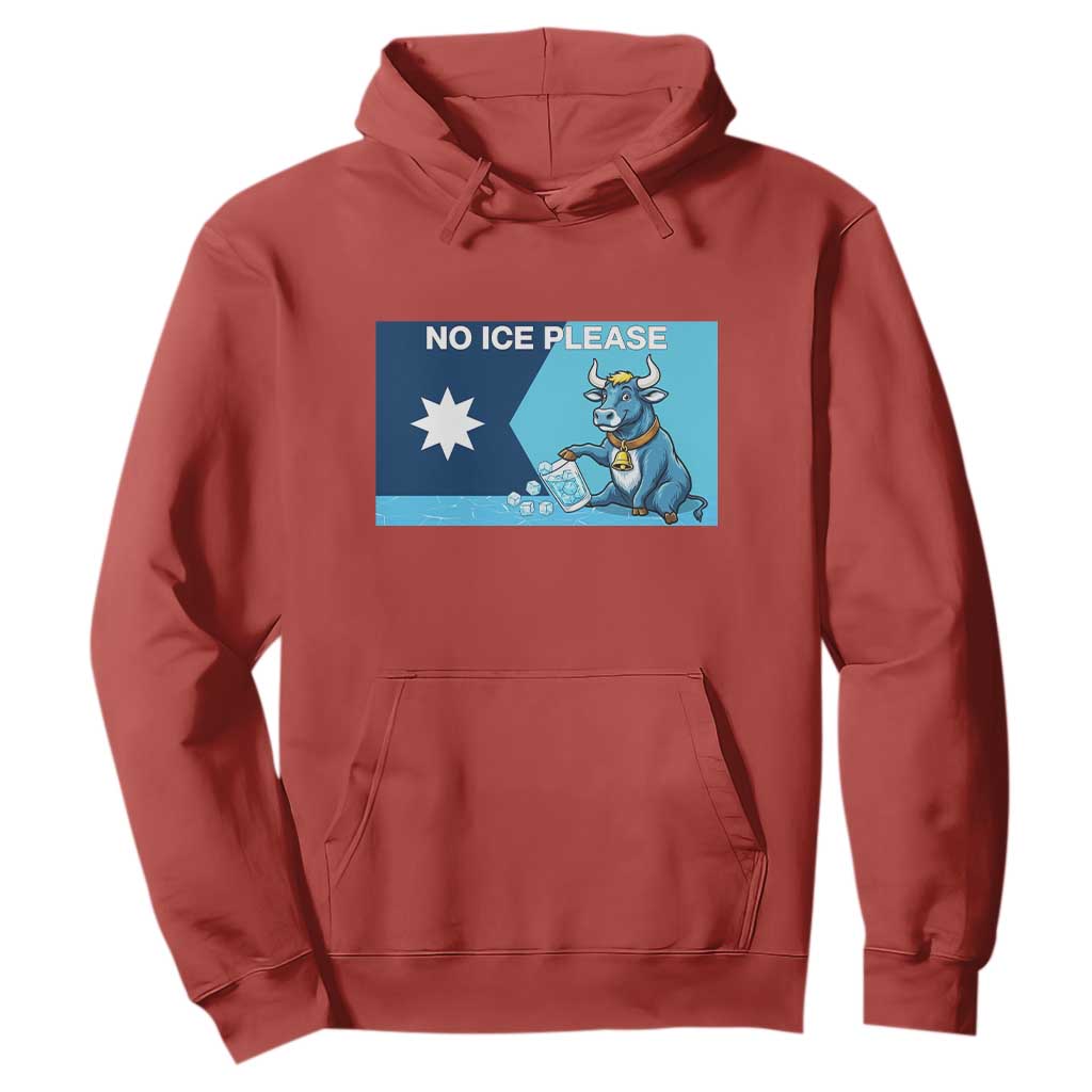 Funny Political Folklore Babe The Blue Ox Hoodie No Ice Please TS12 Red Print Your Wear