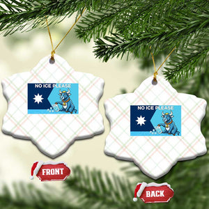 Funny Political Folklore Babe The Blue Ox Ceramic Ornament No Ice Please TS12 Print Your Wear