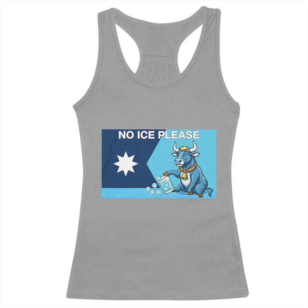 Funny Political Folklore Babe The Blue Ox Racerback Tank Top No Ice Please TS12 Sport Gray Print Your Wear
