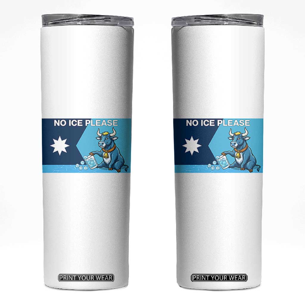 Funny Political Folklore Babe The Blue Ox Skinny Tumbler No Ice Please TS12 White Print Your Wear