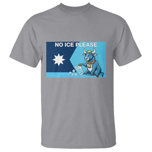 Funny Political Folklore Babe The Blue Ox T Shirt No Ice Please TS12 Sport Gray Print Your Wear