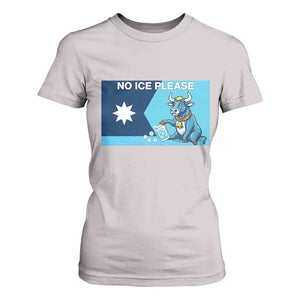 Funny Political Folklore Babe The Blue Ox T Shirt For Women No Ice Please TS12 Ice Gray Print Your Wear