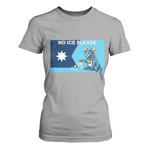 Funny Political Folklore Babe The Blue Ox T Shirt For Women No Ice Please TS12 Sport Gray Print Your Wear