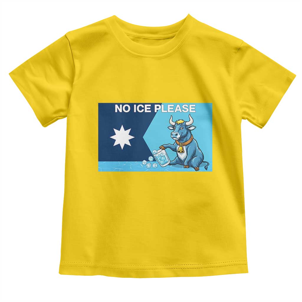 Funny Political Folklore Babe The Blue Ox Toddler T Shirt No Ice Please TS12 Daisy Print Your Wear