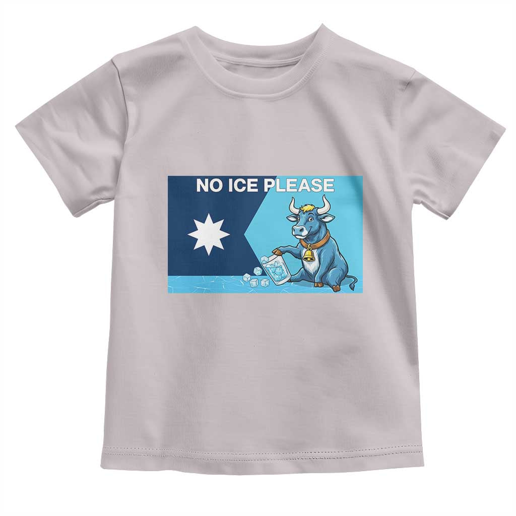 Funny Political Folklore Babe The Blue Ox Toddler T Shirt No Ice Please TS12 Ice Gray Print Your Wear
