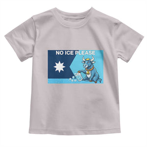 Funny Political Folklore Babe The Blue Ox Toddler T Shirt No Ice Please TS12 Ice Gray Print Your Wear