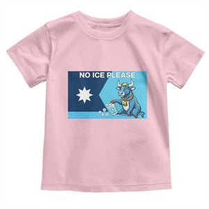 Funny Political Folklore Babe The Blue Ox Toddler T Shirt No Ice Please TS12 Light Pink Print Your Wear