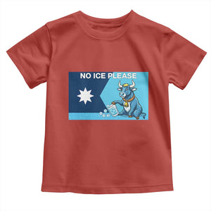 Funny Political Folklore Babe The Blue Ox Toddler T Shirt No Ice Please TS12 Red Print Your Wear