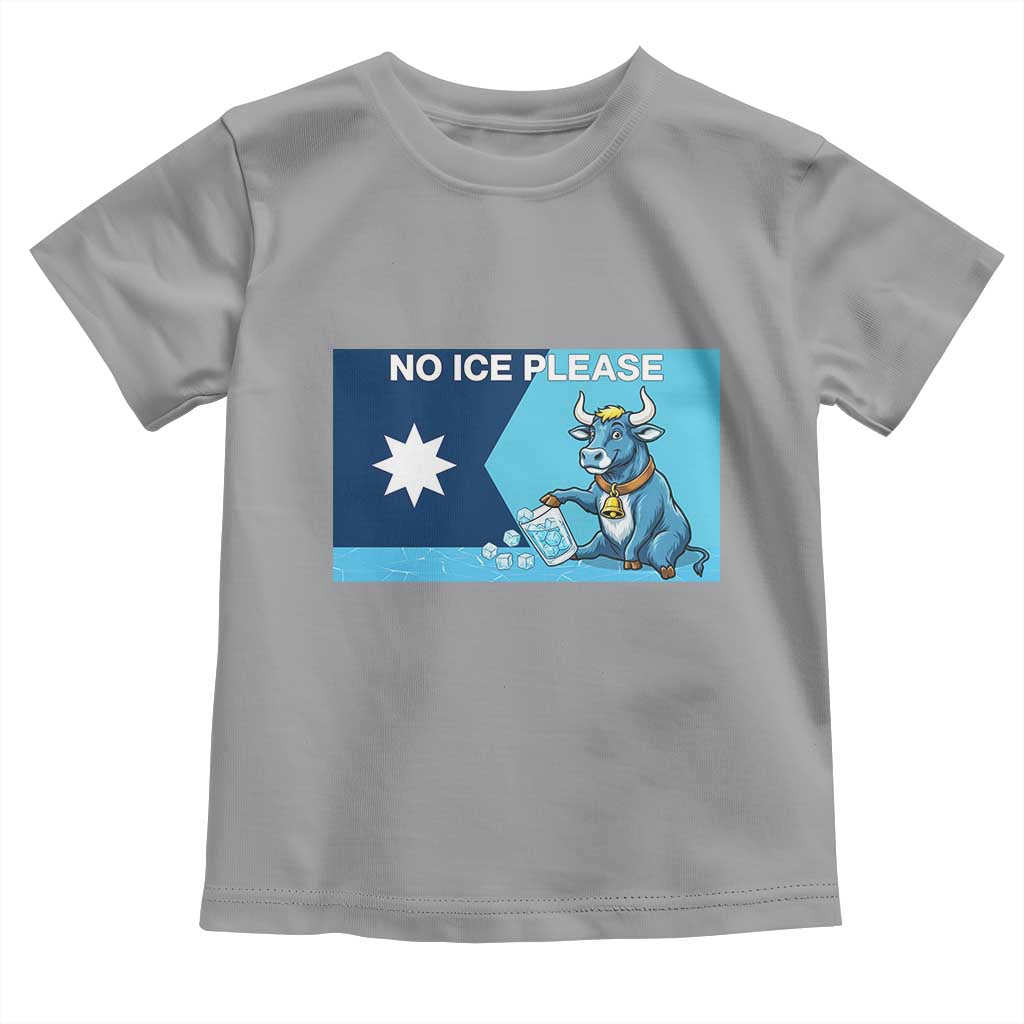 Funny Political Folklore Babe The Blue Ox Toddler T Shirt No Ice Please TS12 Sport Gray Print Your Wear