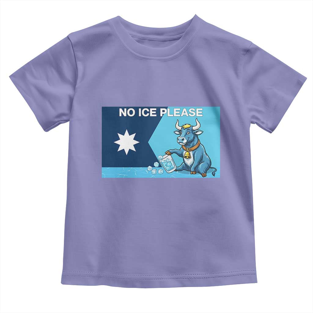 Funny Political Folklore Babe The Blue Ox Toddler T Shirt No Ice Please TS12 Violet Print Your Wear