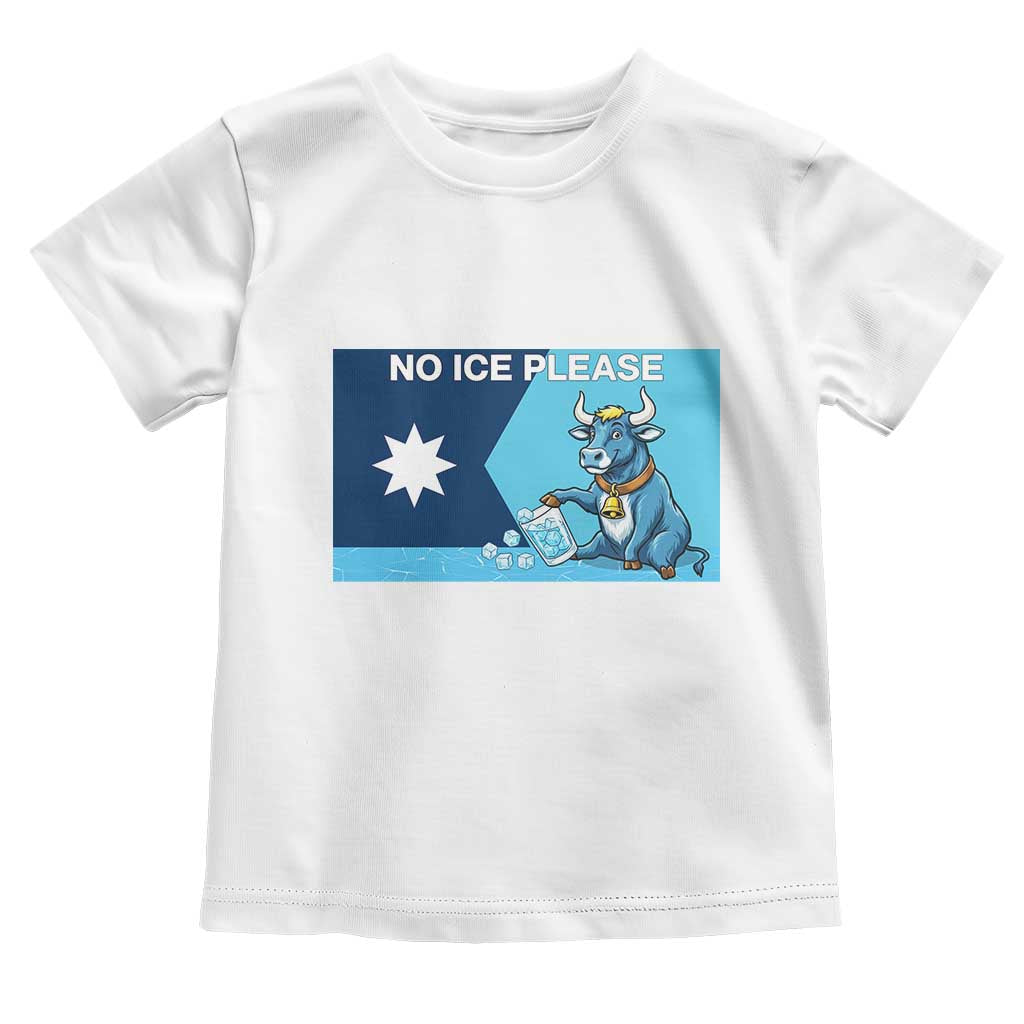 Funny Political Folklore Babe The Blue Ox Toddler T Shirt No Ice Please TS12 White Print Your Wear