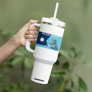 Funny Political Folklore Babe The Blue Ox Tumbler With Handle No Ice Please TS12 Print Your Wear
