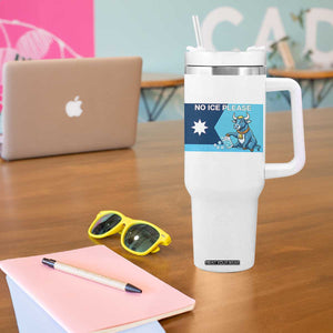 Funny Political Folklore Babe The Blue Ox Tumbler With Handle No Ice Please TS12 Print Your Wear