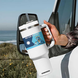 Funny Political Folklore Babe The Blue Ox Tumbler With Handle No Ice Please TS12 Print Your Wear